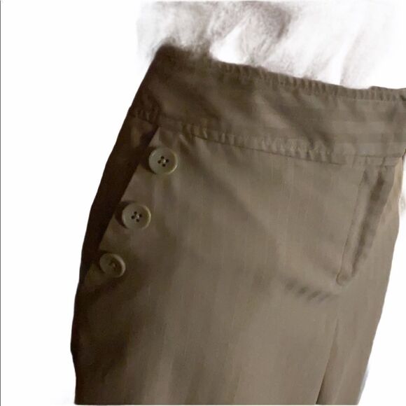 Apt.9 Pinstripe Cuffed "Ava" Dress Short Size 6 - Picture 2 of 4